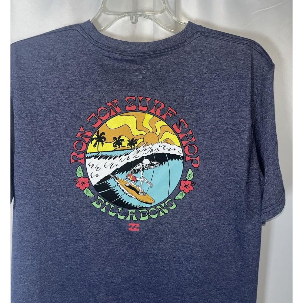 Billabong x Ron Jon Surf Shop Juniors XL Premium Graphic T-shirt Skeleton
